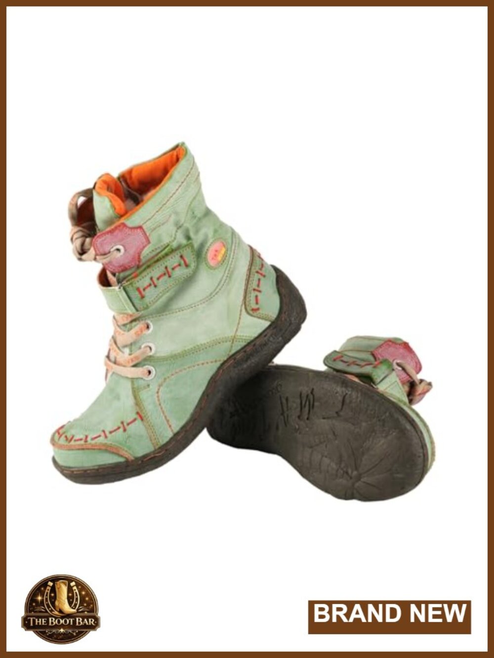 Women's Lace-Up Leather Ankle Boots Faux Fur Lining Non-Slip - Picture 4 of 5